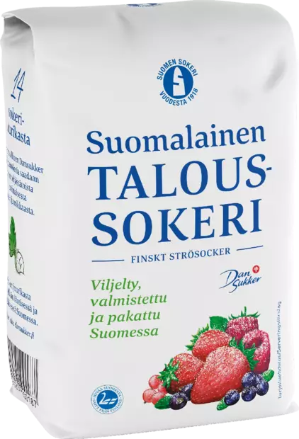 DANSUKKER TALOUSSOKERI 1KG - Mausteet ja makeutus - 5701259100187 - 1