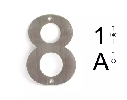 NUMERO 8 - Talonnumerot ja talokirjaimet - 7317900060427 - 2