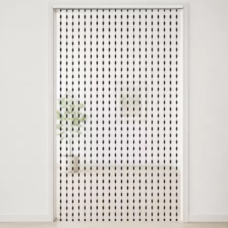 Oviverho Helmillä 90x175cm Värilajitelma - Verhot - 6438506026417 - 2