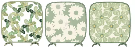 Istuintyyny vihreä kukkakuosi 38CM - Istuintyynyt - 8721037876377 - 1