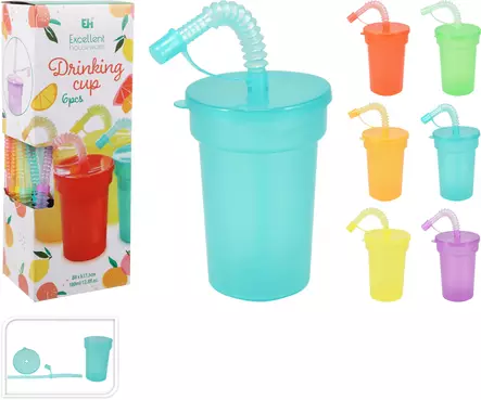 Juomamuki pillillä - Juomapullot ja juomapurkit - 8721037373807 - 1