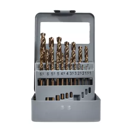 Kierukkaporasarja metallille 19 kpl, 1-10 mm - Poranteräsarjat - 6430017709537 - 4