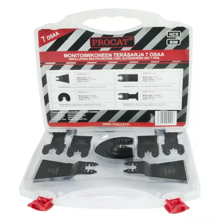 MONITOIMIK. TERÄSARJA 7-OS - Sirkkelin- ja sahanterät sekä tarvikkeet - 6430058040927 - 1