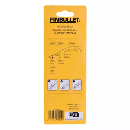 Niitinpoistaja Finbullet - Niittipihdit ja niitit - 6438152010617 - 2