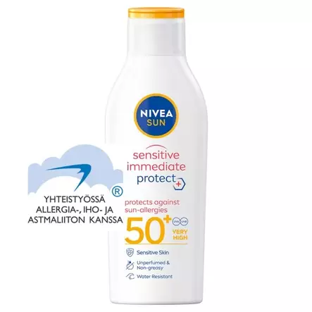 NIVEA SUN 200ml Sensitive Immediate Prot - Aurinkovoiteet ja -tuotteet - 4006000138237 - 1