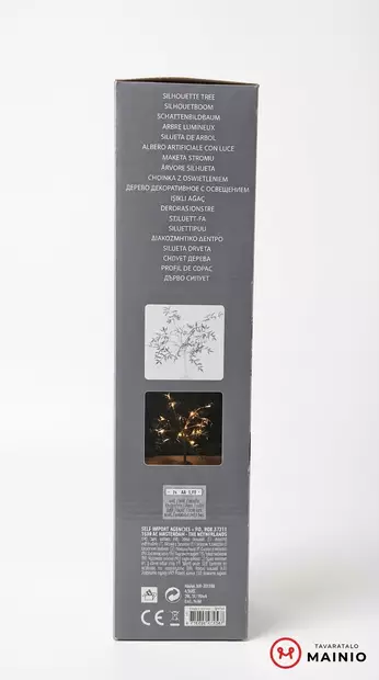 PUU HOPEALEHDILLÄ 20 LED - Valaistut kranssit ja kuuset - 8719202272567 - 2