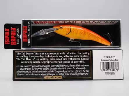 RAPALA TAIL DANCER 9CM JRY - Vaaput - 0022677302577 - 1