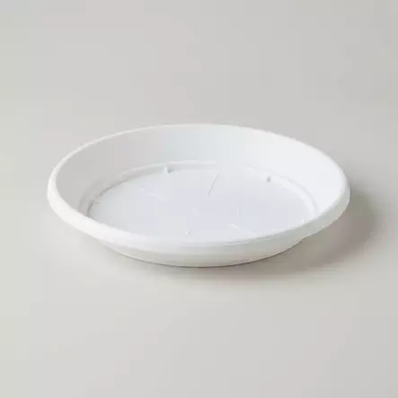 RUUKUN ALUNEN VALKOINEN 20 cm - Kukkaruukun aluset - 3838851365347 - 1