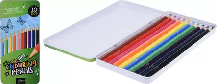 Värikynät 10 kpl - Kynät ja tussit - 8721037575317 - 1