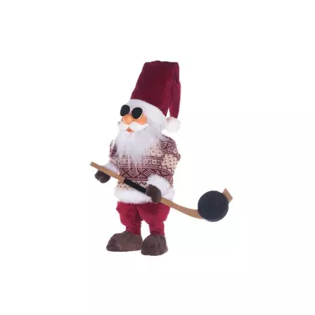 Winteria Jääkiekkopukki neulepaidassa 38 - Joulukoristeet - 6410416500317 - 2