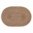 4Living Tabletti Heini oval ruskea 30x45 cm - Keittiötekstiilit - 6410413329607 - 1
