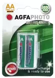 AgfaPhoto AA 2100 esiladattu akku x 2 -pakkaus - Ladattavat paristot - 4250175803937 - 1
