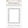 Koristekortti A6 Lumihiutalereuna - Joulukorttiaskartelu - 6417715069477 - 1