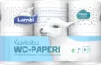 LAMBI WC-PAPERI 6 RL - WC-paperit - 7316970152117 - 1