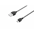 MOBIA DATAKAAPELI MUSTA MICRO USB 3 METRIÄ - Muut puhelintarvikkeet - 6430035349227 - 1