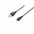 Mobia kaapeli MicroUSB 2m musta - Muut puhelintarvikkeet - 6430076520067 - 1