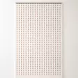 Oviverho Helmillä 90x175cm Värilajitelma - Verhot - 6438506026417 - 5