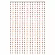 Oviverho Helmillä 90x175cm Värilajitelma - Verhot - 6438506026417 - 6