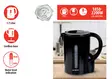 Alpina vedenkeitin 1,7 L 2200 W – musta - Vedenkeittimet ja teenkeittimet - 8711252185347 - 5