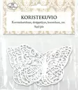Koristekuvio Perhonen valkoinen - Tee-se-itse DIY - 6417715028887 - 1