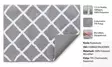 KYLPYHUONEMATTO 50 x 80 ruutukuvio - Kylpyhuonematot - 6438159369657 - 1
