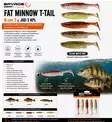 SG Fat Minnow T-Tail 9cm Clear Water MIX - Jigit ja jigipäät - 5706301770097 - 1