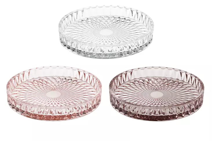 4Living Lasipurkki Drop harmaa - Koriste-esineet - 6410413262607 - 1