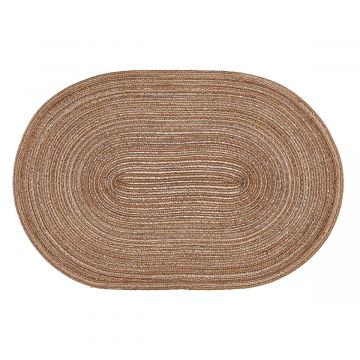 4Living Tabletti Heini oval ruskea 30x45 cm - Keittiötekstiilit - 6410413329607 - 1