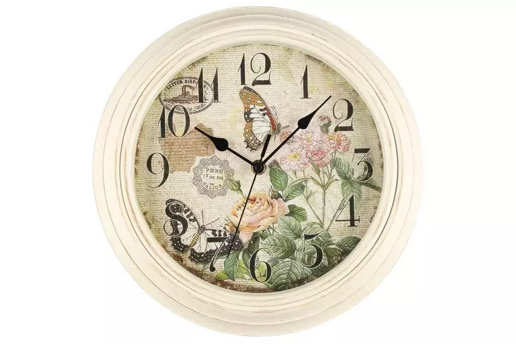 4Living Seinäkello Butterfly 30 cm - Seinä- ja pöytäkellot - 6410416282367 - 1