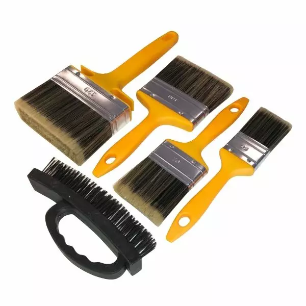 5-os setti, 50-70-100-120mm, teräsharja - Maalaussetit - 7393197846357 - 1