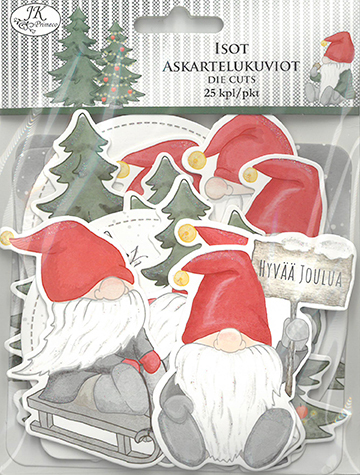 Askartelukuvio iso Tontut - Tee-se-itse DIY - 6417715034307 - 1