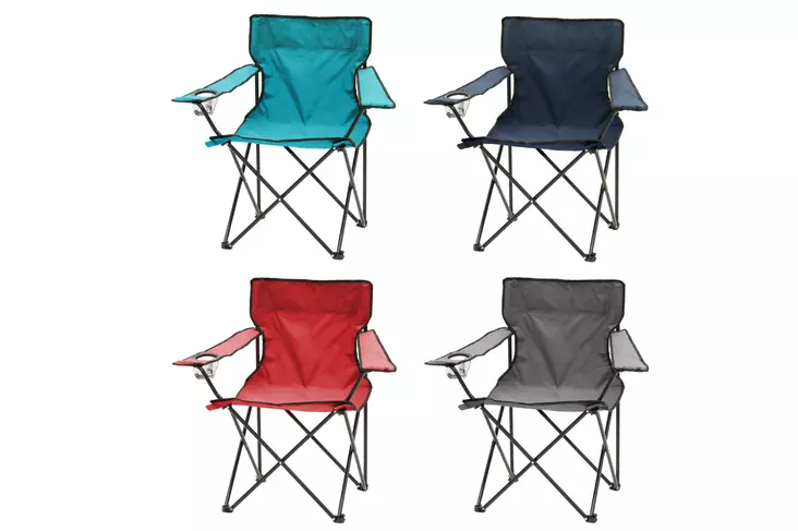 Atom Retkituoli kokoontaittuva käsinojilla eri värejä - Retkeilykalusteet - 6410416053097 - 1