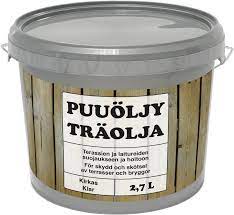 BASIC PUUÖLJY KIRKAS 2,7 L - Puuöljyt ja terassin käsittely - 6430026952757 - 1