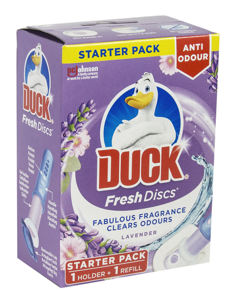 Duck Fresh Discs Lavender 36ml wc-raikastin - WC:n puhdistus ja putkenavaajat - 5000204593907 - 1