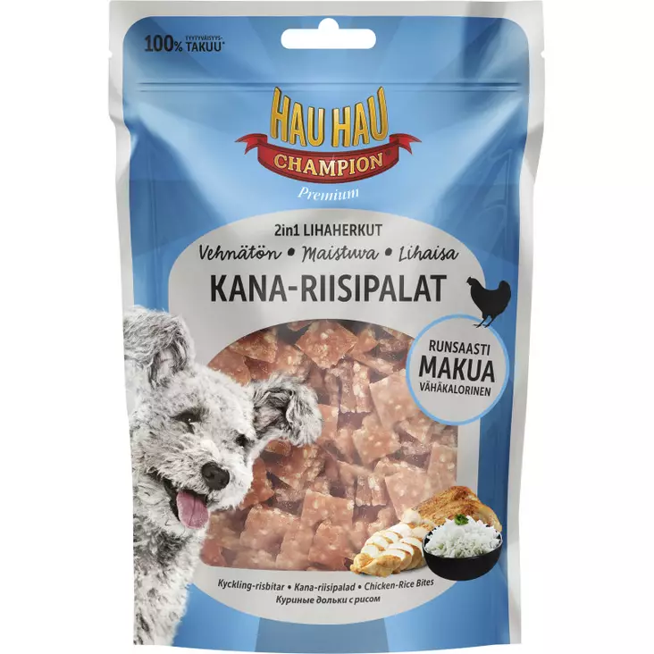 HHC 2in1 Lihaherkut - Kana-riisipalat 80 g - Koiran makupalat - 6430043022297 - 1