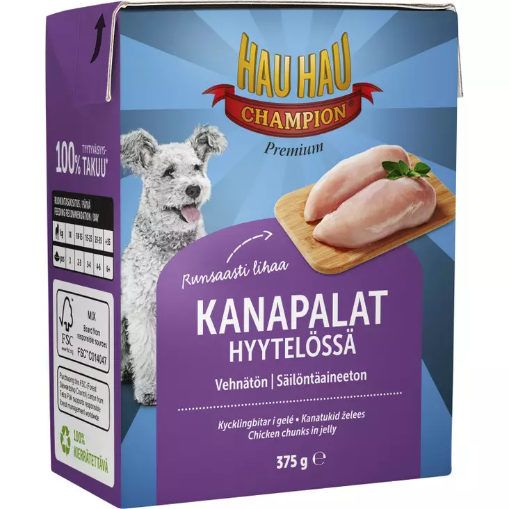 HHC Kanapalat hyytelössä 375 g, tetra - Koiran märkäruoat - 6430062465877 - 1