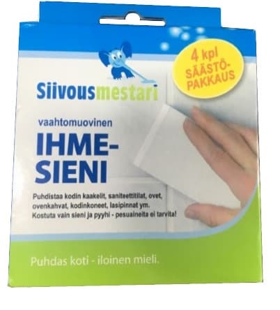 IHMESIENI MAXI 4 kpl/pkt - Siivousliinat ja -sienet - 6438159060837 - 1