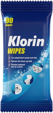 KLORIN PUHDISTUSLIINAT 90 KPL/ PKT - Siivousliinat ja -sienet - 8718951323667 - 1