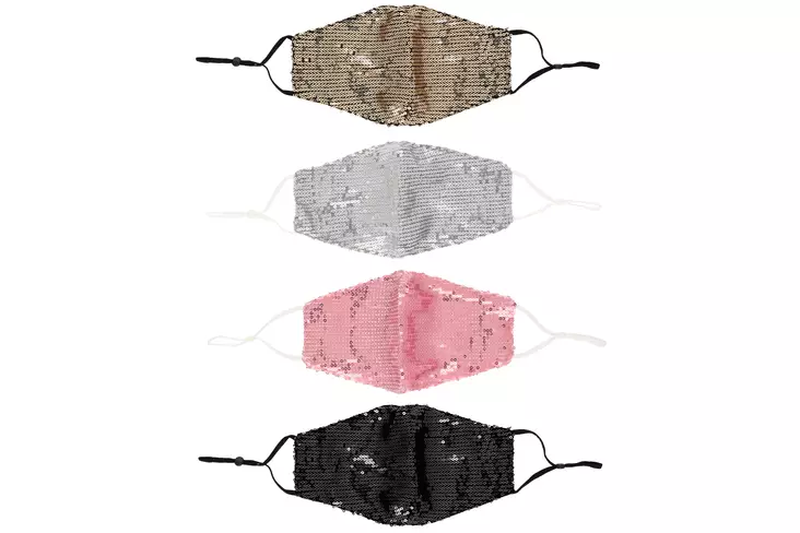 Kasvomaski Glitter - Kertakäyttöiset suojat - 6410416065007 - 1
