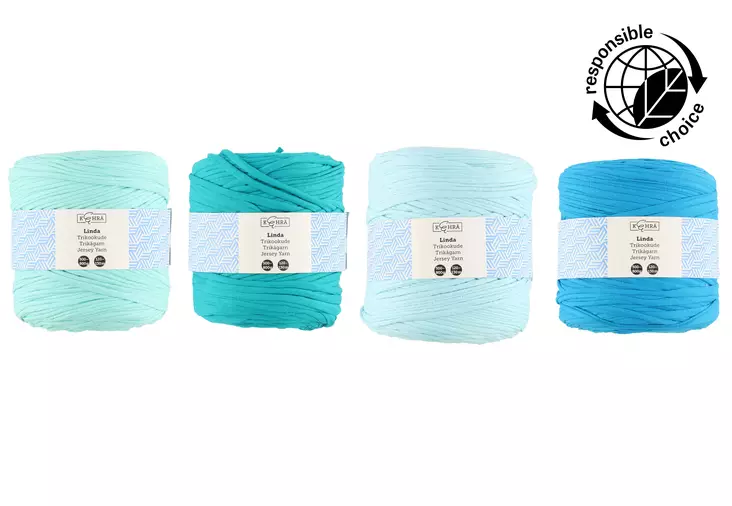 Kehrä Linda Trikookude turkoosi - Käsityölangat - 6410413010277 - 1