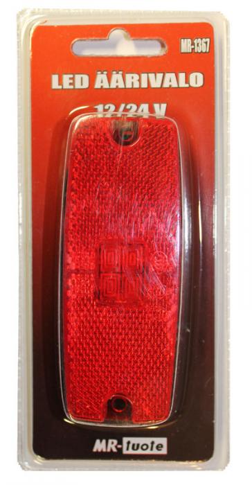 LED ÄÄRIVALO PUNAINEN - Takavalot ja muut valot - 6430032151717 - 1