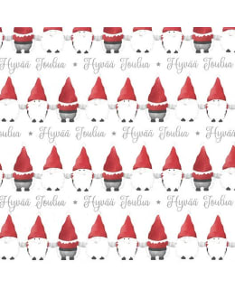 Lahjapaperi Tonttu 70cmx5m - Paketointitarvikkeet - 6417715020317 - 1