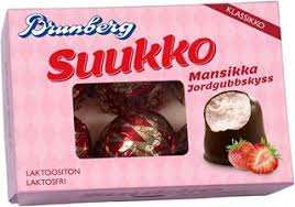 MANSIKKA SUUKOT 6KPL 150G L - Suklaat ja konvehdit - 6436000091207 - 1