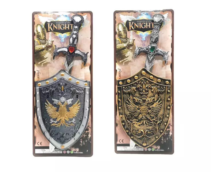 MIEKKA 50 cm JA KILPI - Sisäleikit - 7301000419247 - 1