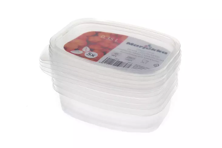 Marjukka Pakasterasia kertakäyttö 0,35 L 5kpl - Pakastuspussit ja kertakäyttörasiat - 6410410198367 - 1