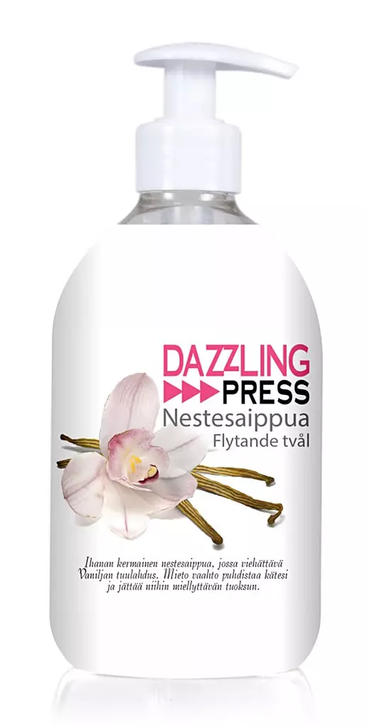 NESTESAIPPUA 500ML DAZZLING PRESS VANILJ - Käsisaippuat - 6420613517087 - 1
