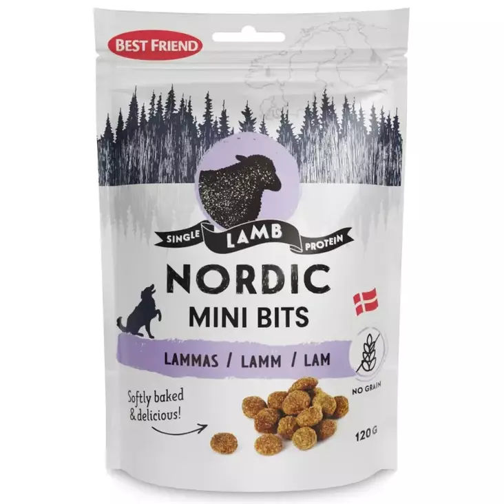 NORDIC MINI BITS LAMMAS - Koiran makupalat - 5700551171437 - 1