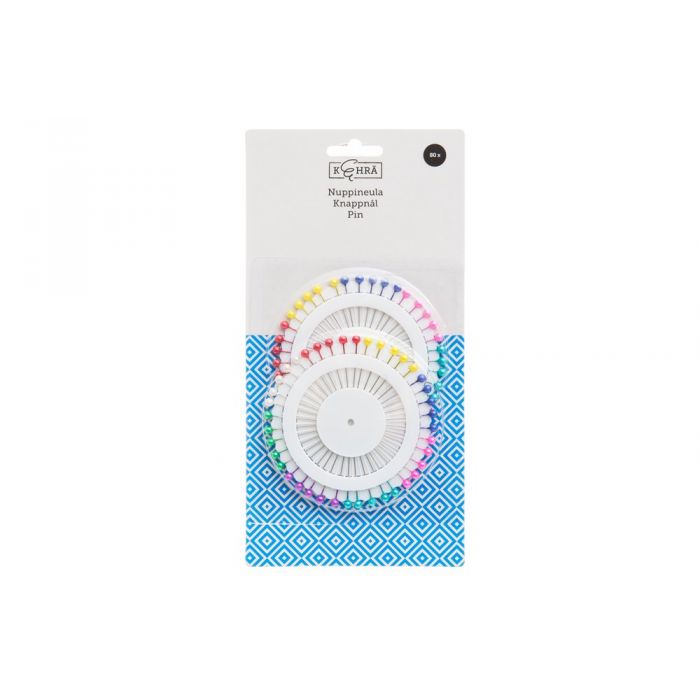 NUPPINEULA KIEKKO 80 kpl - Neulat ja puikot - 6410410148027 - 1