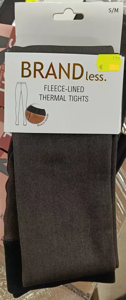 Naisten fleecevuoratut thermosukkahousut Fake Sheer S/M - Sukkahousut - 6419285067877 - 1