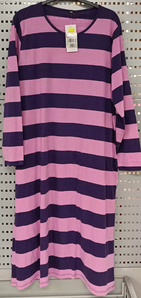 Naisten pitkä yöpaita Stripe L col 1 - Naisten yöasut ja pyjamat - 6419285166877 - 1